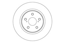 2x Bremsscheibe TRW SINGLE DF6916S 14,7 für TOYOTA RAV 5 COROLLA CROSS CAMRY AWD