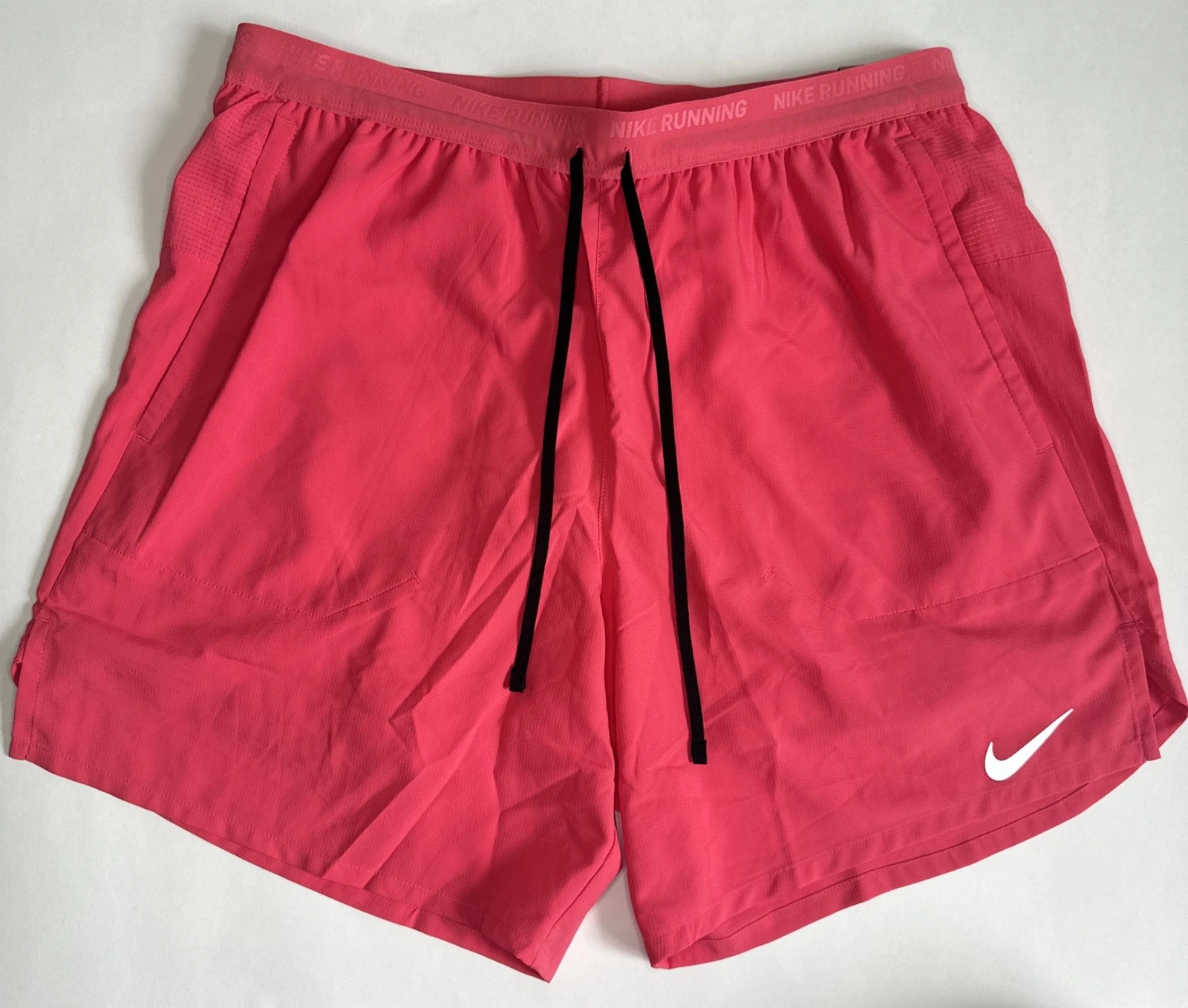 Nike Stride Running Large Pink Shorts 7” Brief Lined 2-in-1 DM4759-629 Men NWT