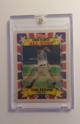 1992 Sportflics Kellogg's Corn Flakes All Stars - Tom Seaver Canadian