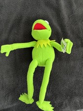VTG Kermit The Frog Poseable Wired Plush Stuffed Muppet 12 WT