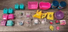 Lot de 13 Shopkins - 13 étuis - 9 non ouverts - 4 ouverts - Noël - animaux de compagnie - nourriture - mode - paillettes