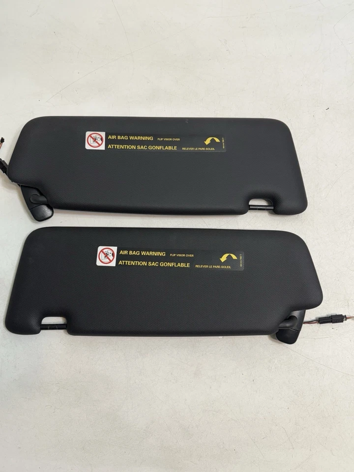 2016 2017 2018 AUDI Q3 SPORT SUNVISOR DRIVER PASSENGER SET 8UO857551 OEM CLEAN! - Imagem 3 de 4