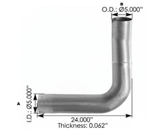 5 Idod Exhaust Y Divider Kenworth W900a 1974-1982 Passenger Side K18010742r 5 Idod Exhaust Y Divider Kenworth W900a 1974-1982 Passenger Side K18010742r
