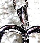 Sterling Silver Heart/Cross Pendant & Earring Set — photo 4