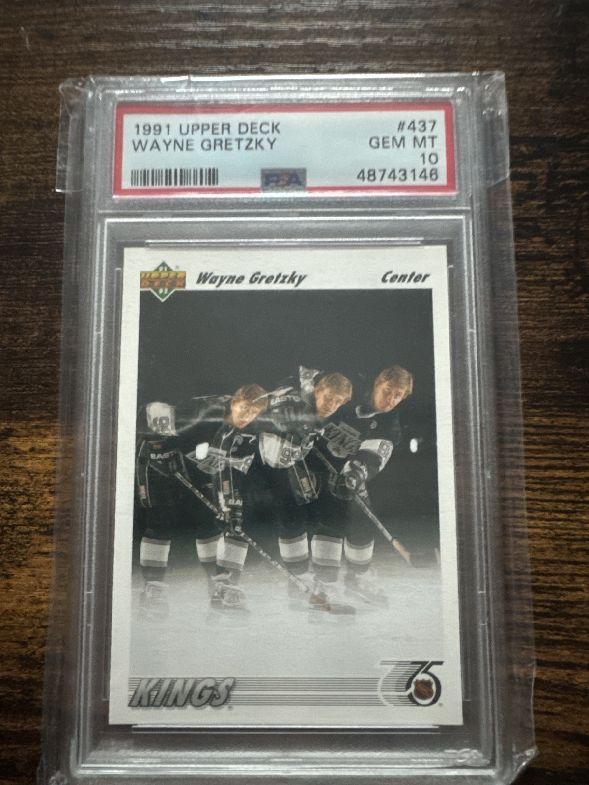 1991 Upper Deck  Wayne Gretzky PSA 10 Gem Mint #437 low pop!