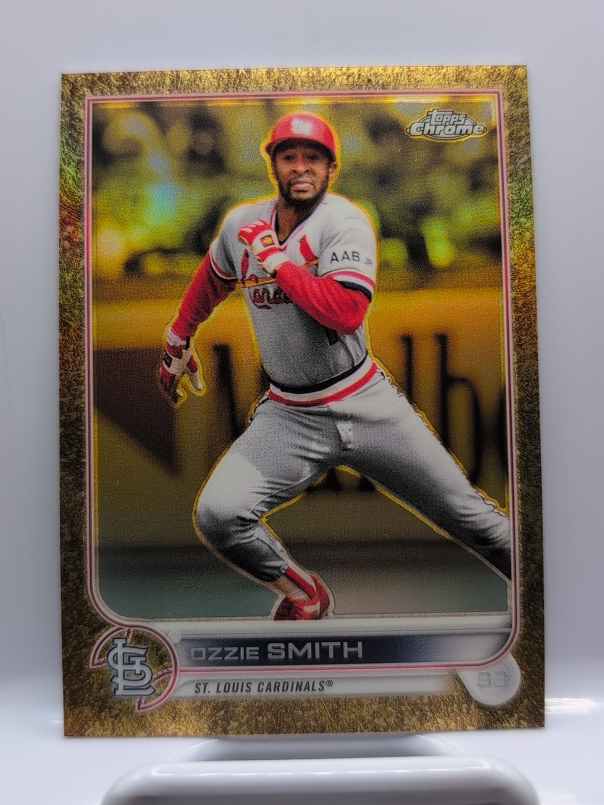 2022 Topps Gilded Collection /99 Ozzie Smith #7 HOF