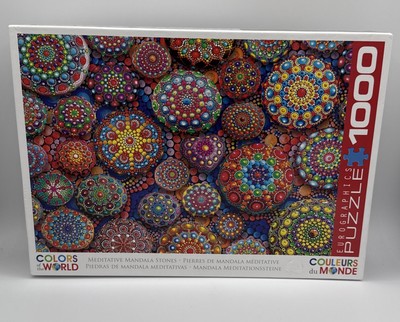 Meditative Mandala Stones 1000 Piece Jigsaw Puzzle Eurographics 