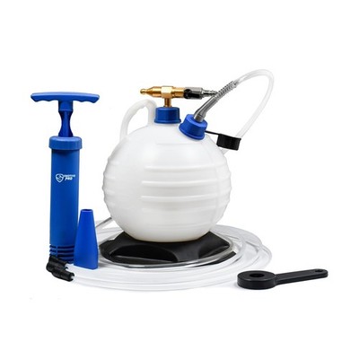 SMOTIVEPRO Oil Extractor Pump Vacuum 6L Pneumatic/Manual Fluid Extractor Prof...