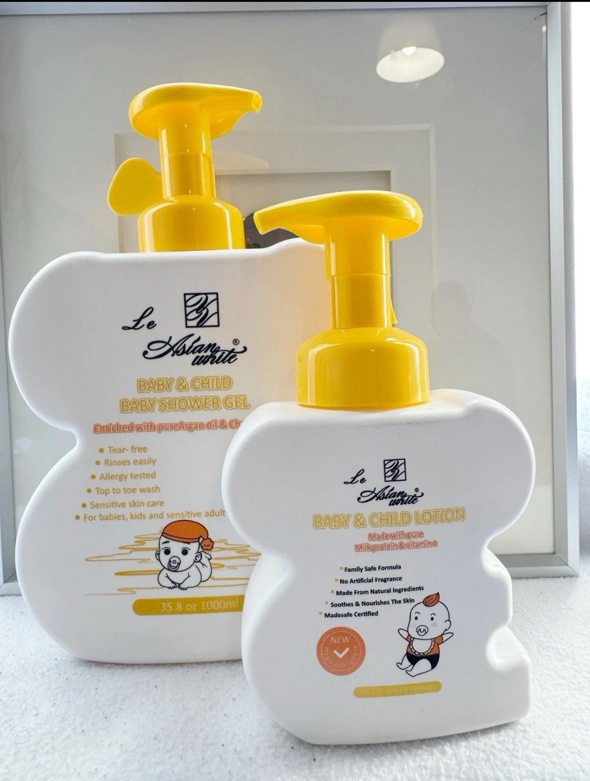 Le Asian White Baby & Child Brightening Lotion 400ml + Shower Gel 1000ml - 2pcs
Opens in a new windo