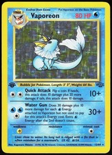 1995 vaporeon pokemon card value | 151 Pokmon Hit Points80 HP Form Vaporeon 34/100 - Majestic Dawn