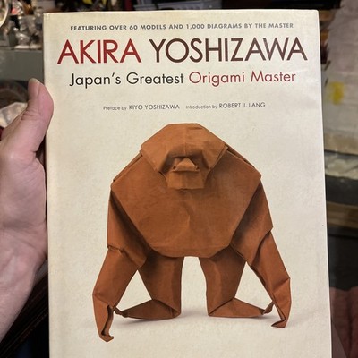 Japan's Greatest Origami Master Akira Yoshizawa Book Featuring Over 60 Model LN