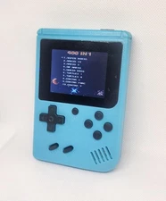 Blue Retro pocket game. 400 in 1. Super mario and other.