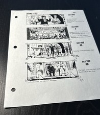 Original Austin Powers In Goldmember Storyboard Scene #109, 1-3B.