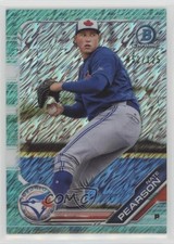 2019 Bowman Chrome Prospects Aqua Shimmer Refractor 52/125 Nate Pearson eq1