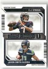 2023 Panini Contenders - Round #1 CJ Stroud Jaxon Smith Njigba #4