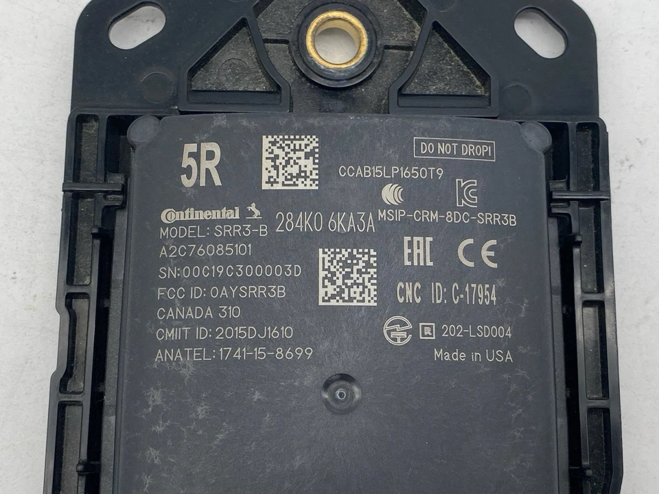 2017-2020 Nissan Pathfinder Blind Spot Sensor Radar Control Module 284K0-6KA3A - Image 4 of 4