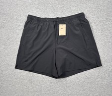 Nike Shorts Mens XXL Black Unlimited Dri-FIT 7" Unlined Versatile Sports NEW