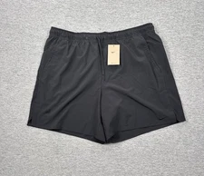 Nike Shorts Mens XXL Black Unlimited Dri-FIT 7" Unlined Versatile Sports NEW
