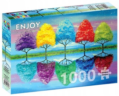 Enjoy Puzzle 1000 Teile ''jeder Baum hat seine Geschichte'' Holz Natur Puzzle