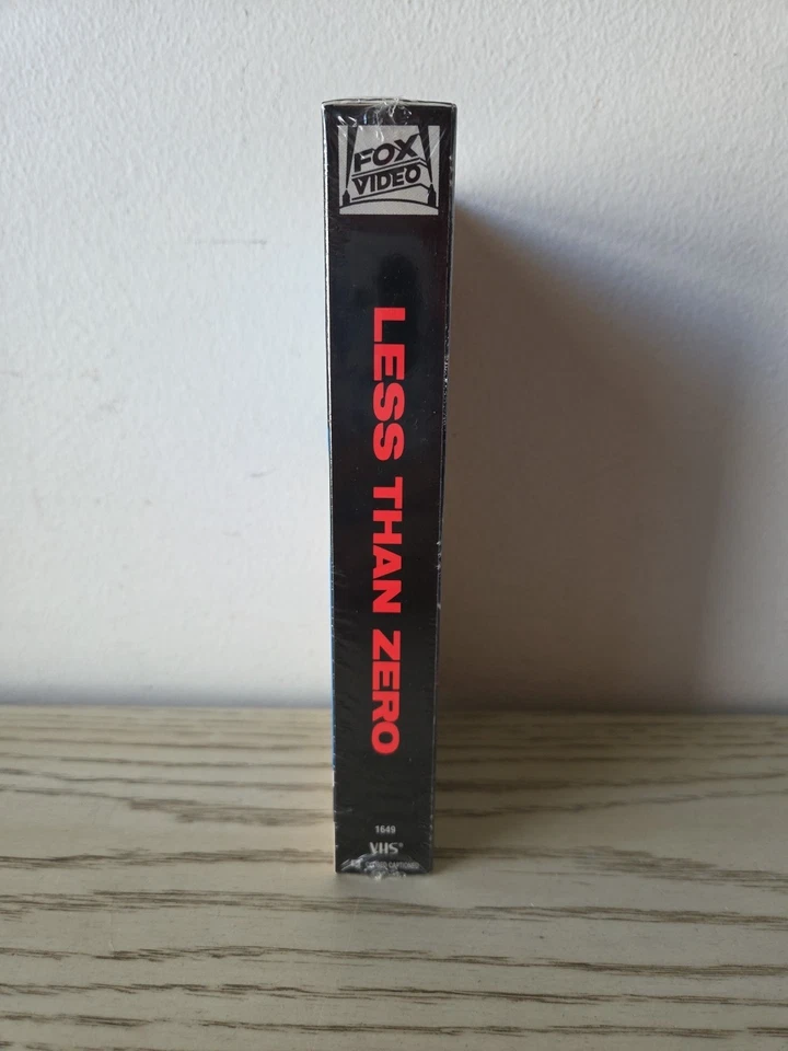 Less Than Zero Movie on VHS Brand new Sealed Old Stock - Image 4 of 4