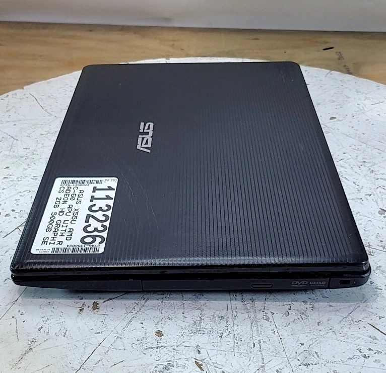 ASUS X55U Laptop AMD C-60 APU 2GB 500GB SEE NOTES - Image 3 of 4