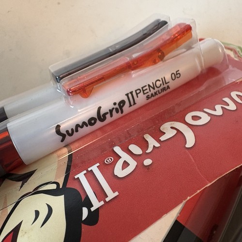 3 Packs Sakura Sumo Grip Ergonomic Mechanical Pencils 0.5mm Retractable 6 Total - Picture 6 of 6