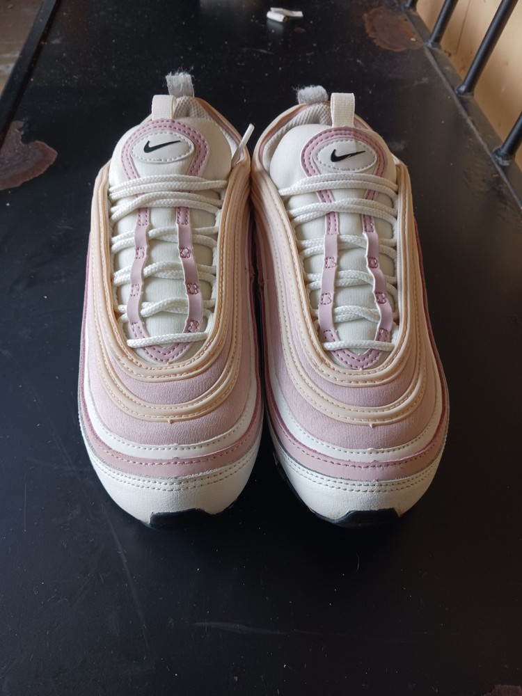 Nike Air Max 97 Pink Cream Womens Size 6.5 Running Shoes