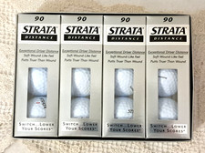 LOT OF 12 STRATA DISTANCE 90 GOLF BALLS NIB