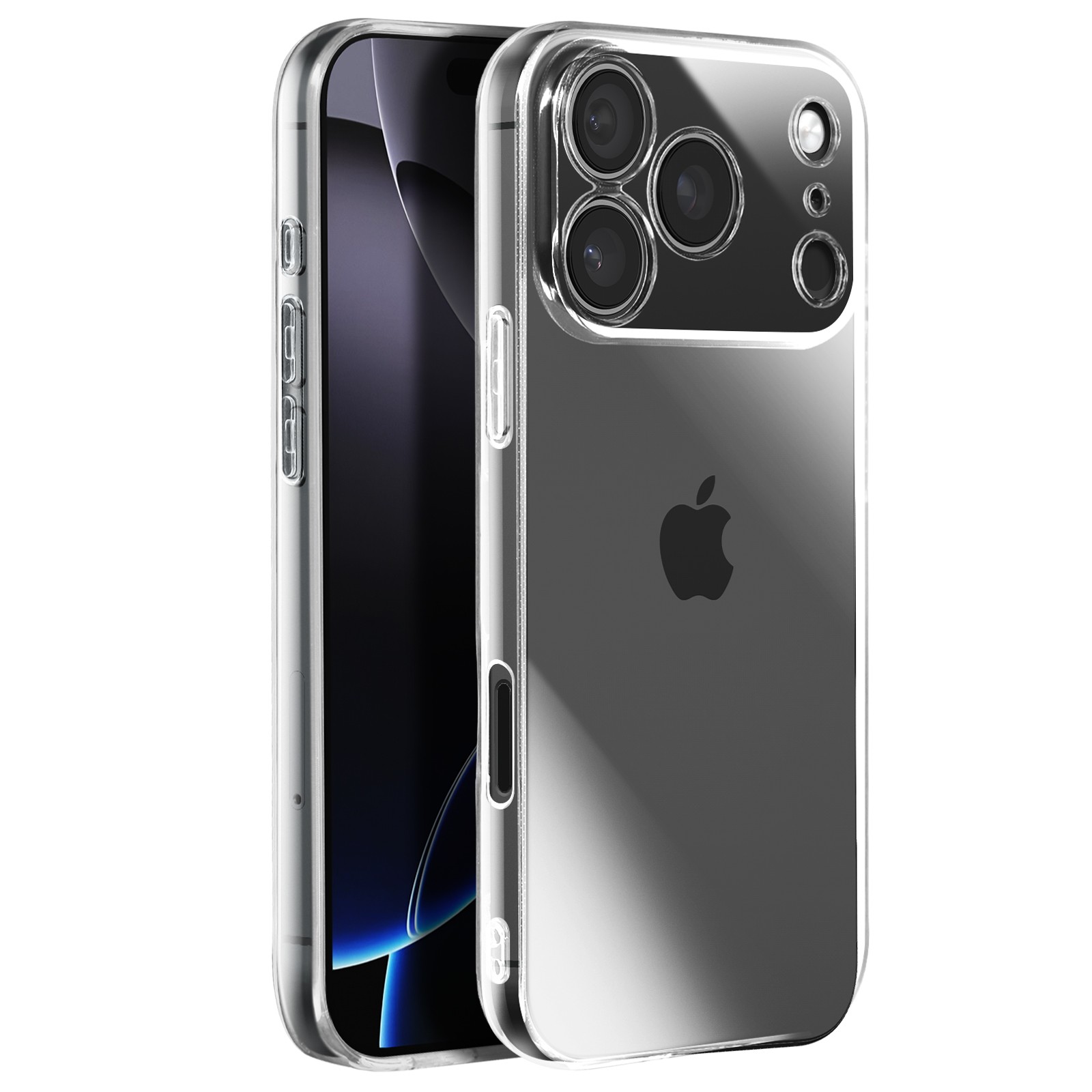 Coque silicone transparente iPhone 17 Pro souple et robuste par Avizar