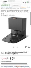 Irobot, Clean Base Automatic Dirt Disposal
