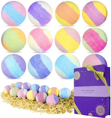 Bath Bombs Gift Set for Women Mothers Day Gifts - 12 Pcs Handmade Bubble Bombs,
