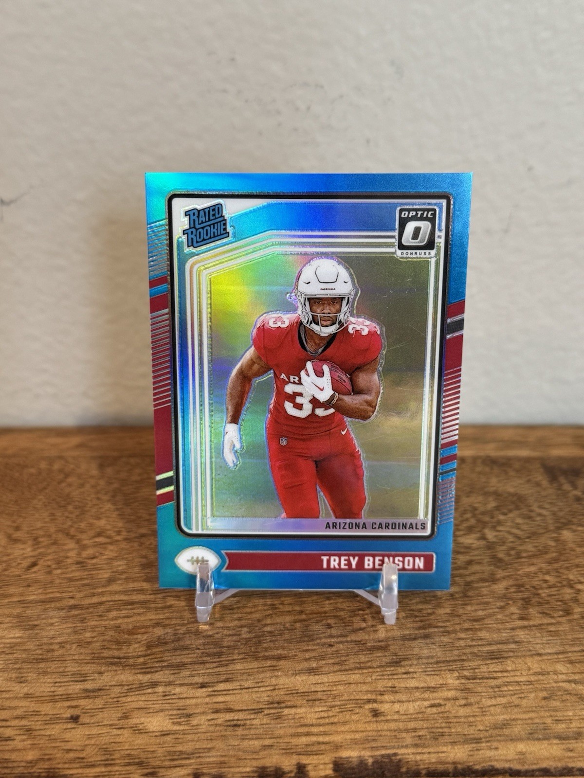 2024 Donruss Optic Rated Rookie Trey Benson #293 Aqua Prizm /299 (RC)🔥🔥🔥
