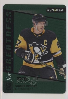 2020-21 Synergy Cast for Greatness Green Achievements 33/50 Sidney Crosby 00u4