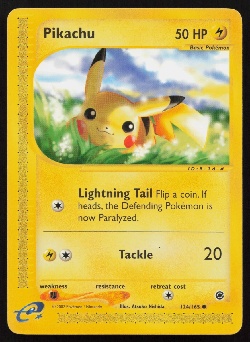 Pikachu Pokémon TCG Expedition Base Set Individual Collectible