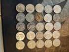 Silver Quarters 1964 And Before Lot Of 25 (3/16) Washington