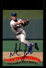 Signed Baseball Card Auto Mark Loretta 1997 Stadium Club #369 Milwaukee Brewers