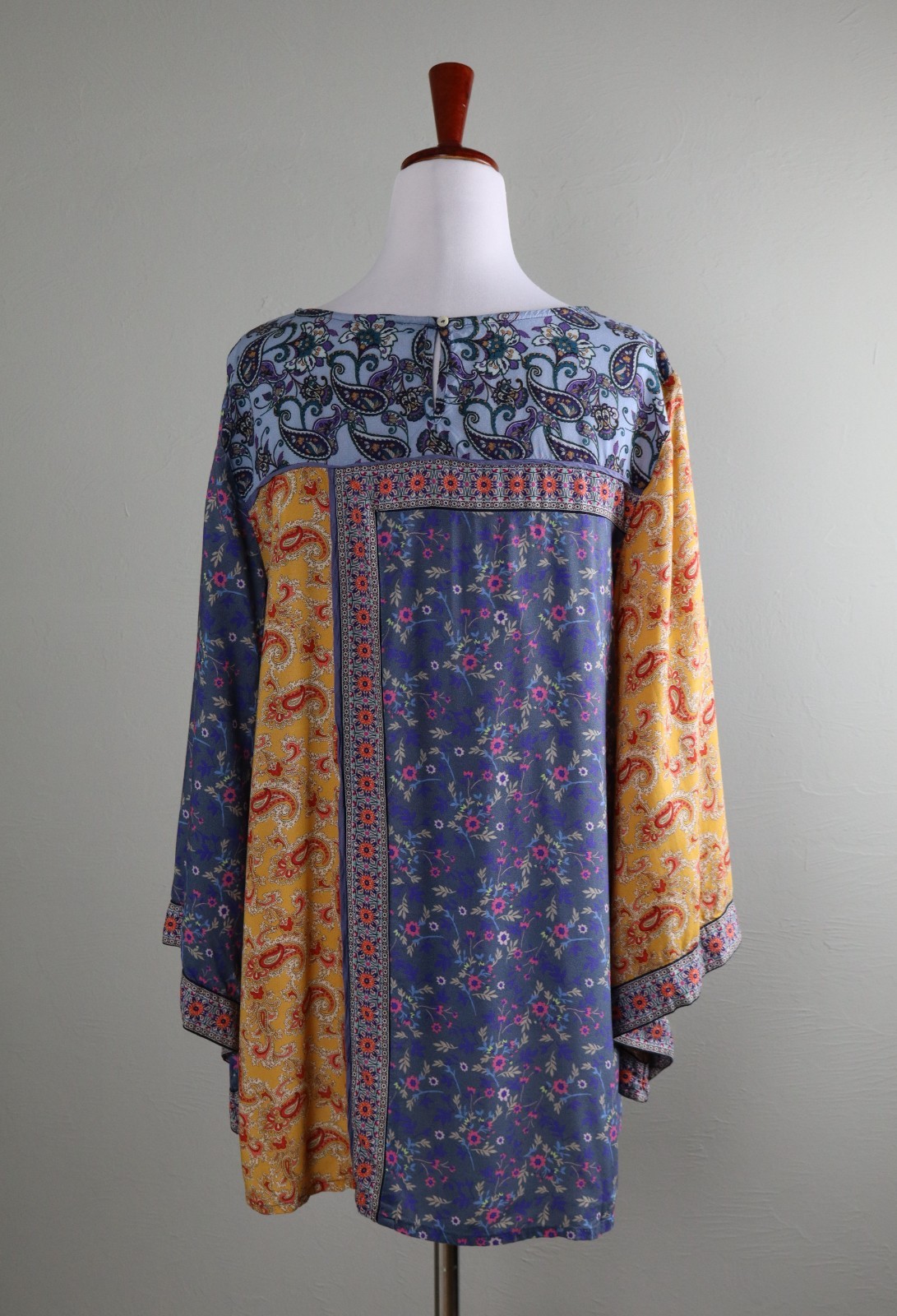 SUNDANCE Catalog $138 Mixed Patchwork Floral Pais… - image 4