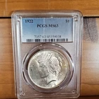 1922 Peace Dollar  PCGS MS63