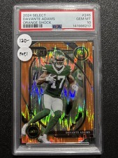 2024 Panini Select - Club Level Davante Adams #245 Orange Shock Prizm /399