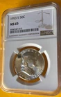 New Listing1953-S Franklin Half Dollar   NGC Certified MS 65 ~ Has A Spot