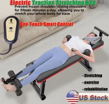 Electric Traction Stretching Bed Cervical Spine Massage Table Lumbar TractionBed