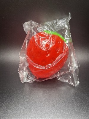 Hand Held Squeeze Strawberry Stress Relief Age3+ SO CUTE  