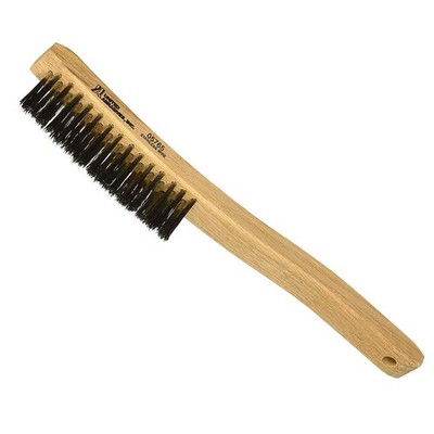 United Abrasives SAIT 05765 3x14 Stainless Steel V-Groove Scratch Brush 12 pack