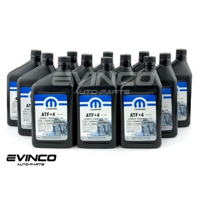 Mopar ATF+4 Automatic Transmission Fluid Case 12 Quarts Chrysler Jeep Dodge OEM