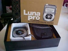 Gossen Luna Pro light meter + booklet & case (bx 146)