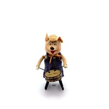 Schuco Tanzfigur "Schweinchen mit Trommel" (74675)