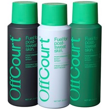 OffCourt Natural Deodorant Body Spray Aluminum Free Men Women 3.4 oz