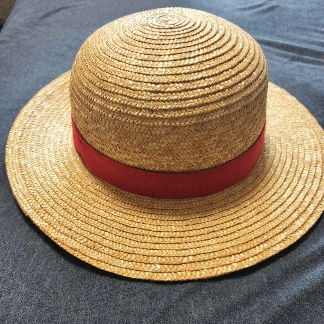 BANDAI ONE PIECE MONKEY D LUFFY STRAW HAT w/chin strap Tanaka Hat