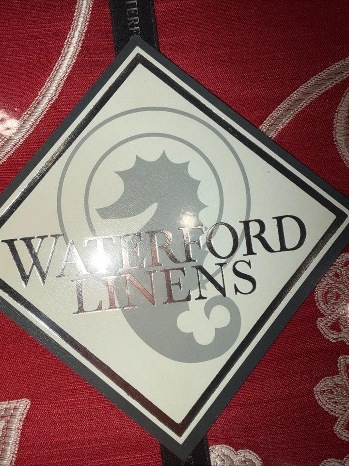 New Waterford ADDISON Tablecloth 70" x 84" CREAM Linen OBLONG Seats 8 Christmas - Image 4 of 4