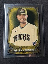 2024 Allen & Ginter #58 Slade Cecconi Silver Rookie Diamondbacks RC Card. rookie card picture